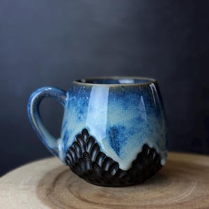 Handmade pottery mug: Boyfriend mug, Stoneware mug, Wheel thrown mug ,Handmade ceramic mug, Pottery coffee mug, Handmade pottery