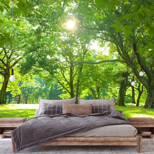 Wallpaper for Bedroom Rustic - Etsy