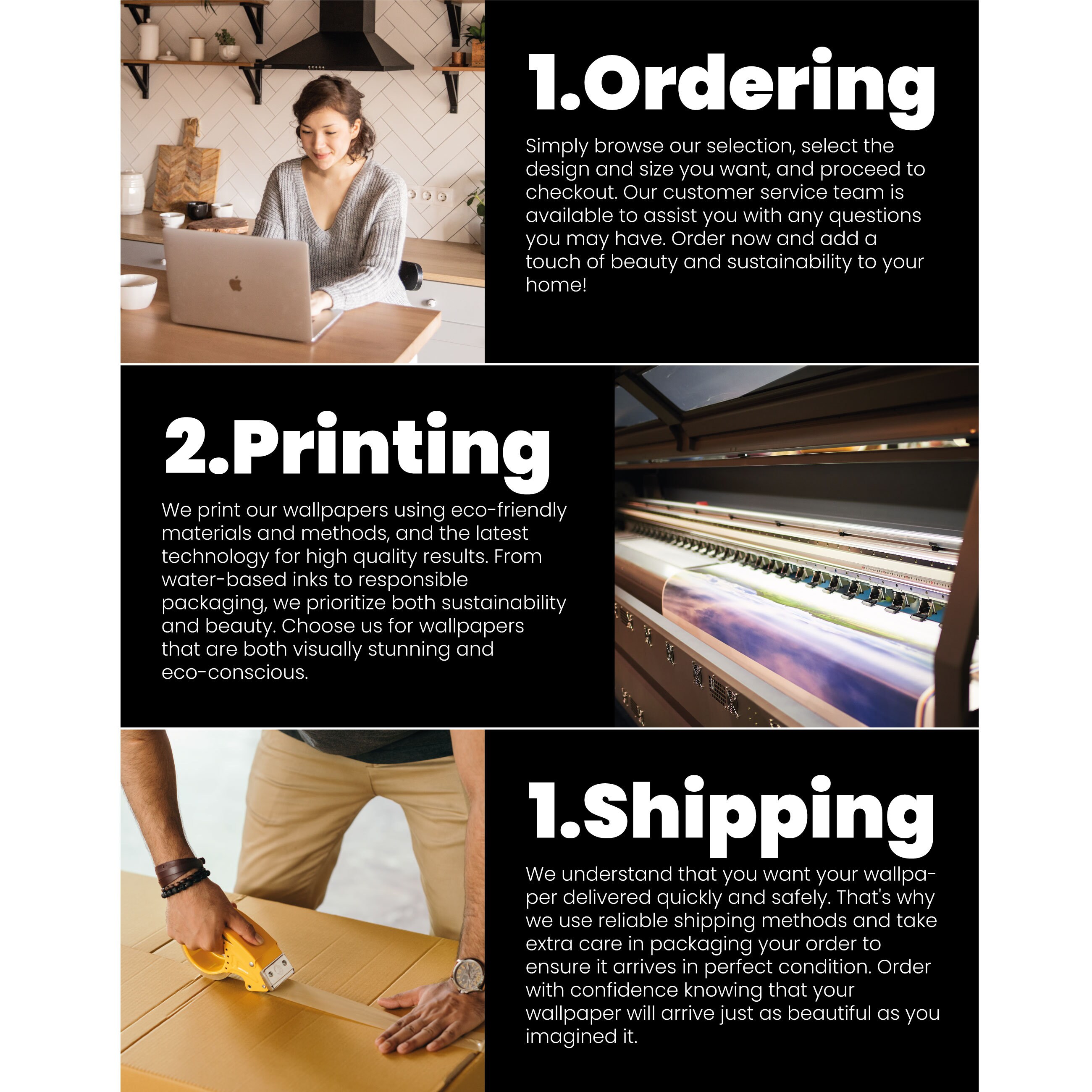 Your Photo on Wallpaper / Print Your Own Wallpaper / Etsy