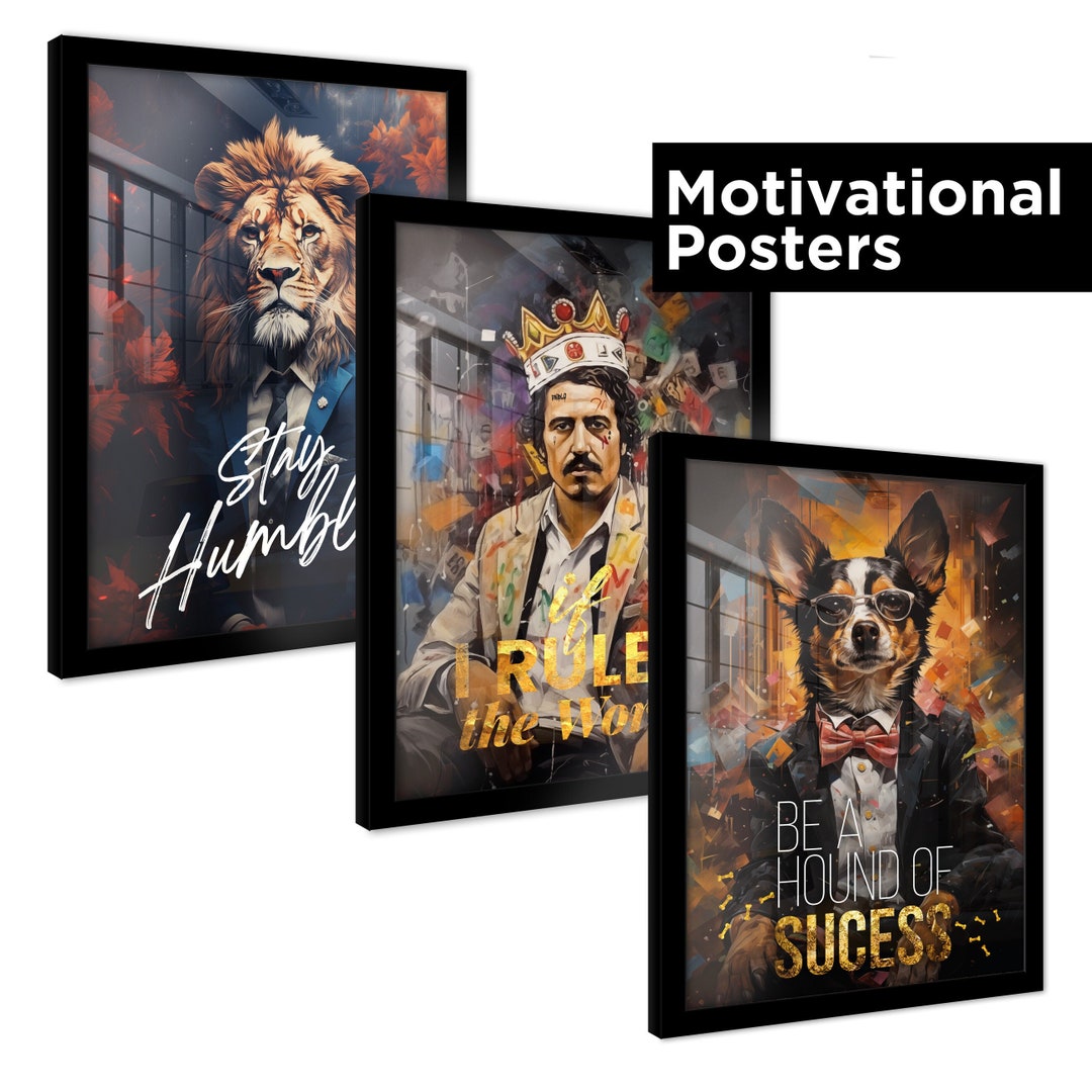 Framed Posters / Motivational Posters / Wall Art / High Quality Print