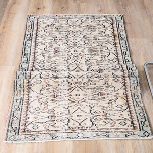 Turkish Rug, Corridor Rug, 2x6 Turkish Runner Rug, Vintage Rug, Handmade Area Rug, Oushak Rug, Rugs for Kitchen, Entryway Rug,2.5x5.9 ft Rug
