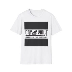 Cry Wolf Logo T-Shirt | Fearless Metal Coverage