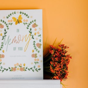 Baby Loss Journal, In Memory Of You: Guided Baby Memorial Journal, Baby Loss Book, Stillborn Gift, Infant Grief & Loss Memorial, HARDCOVER
