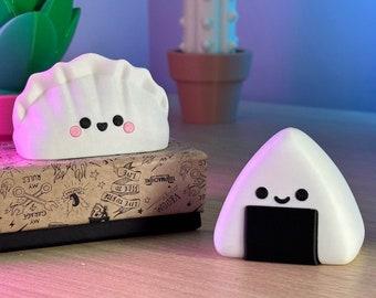 Kawaii Onigiri & Dumpling - Adorable 3D Printed Décor | Whimsical Delights for Your Space