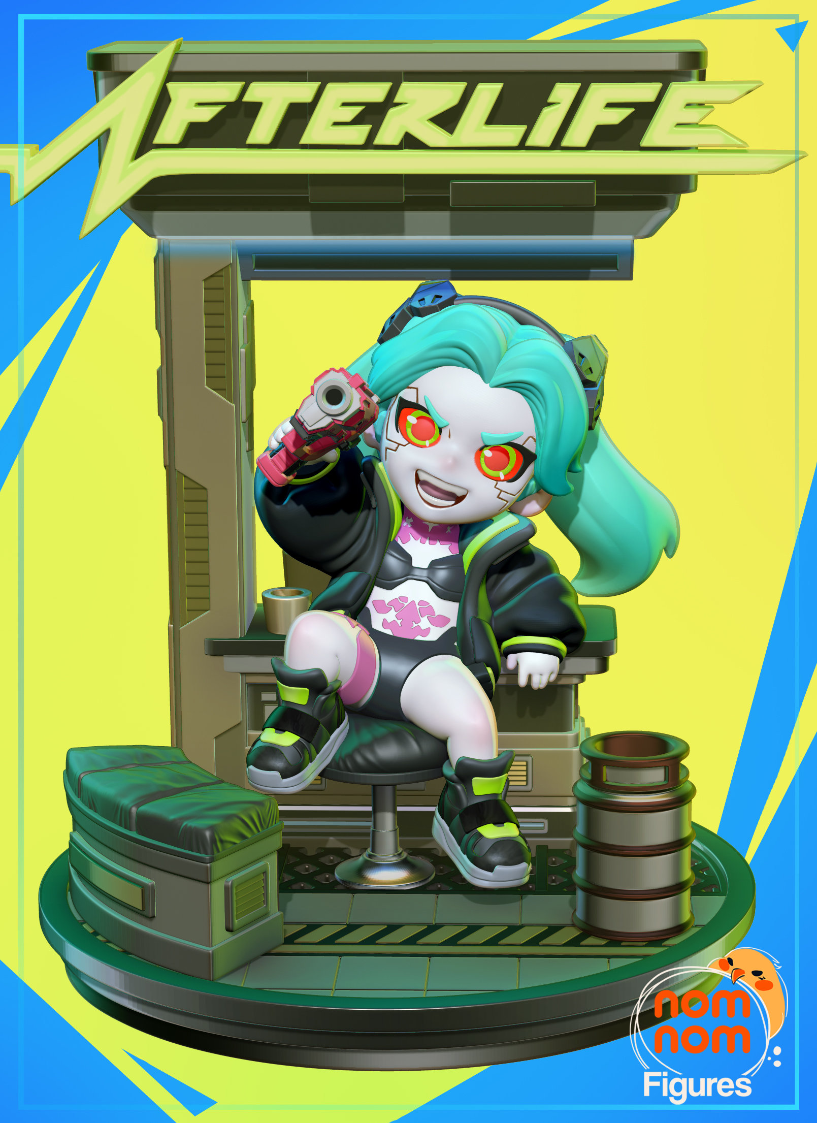 Becca chibi 3D Printed Figure, Fan Art Model Kit - Etsy