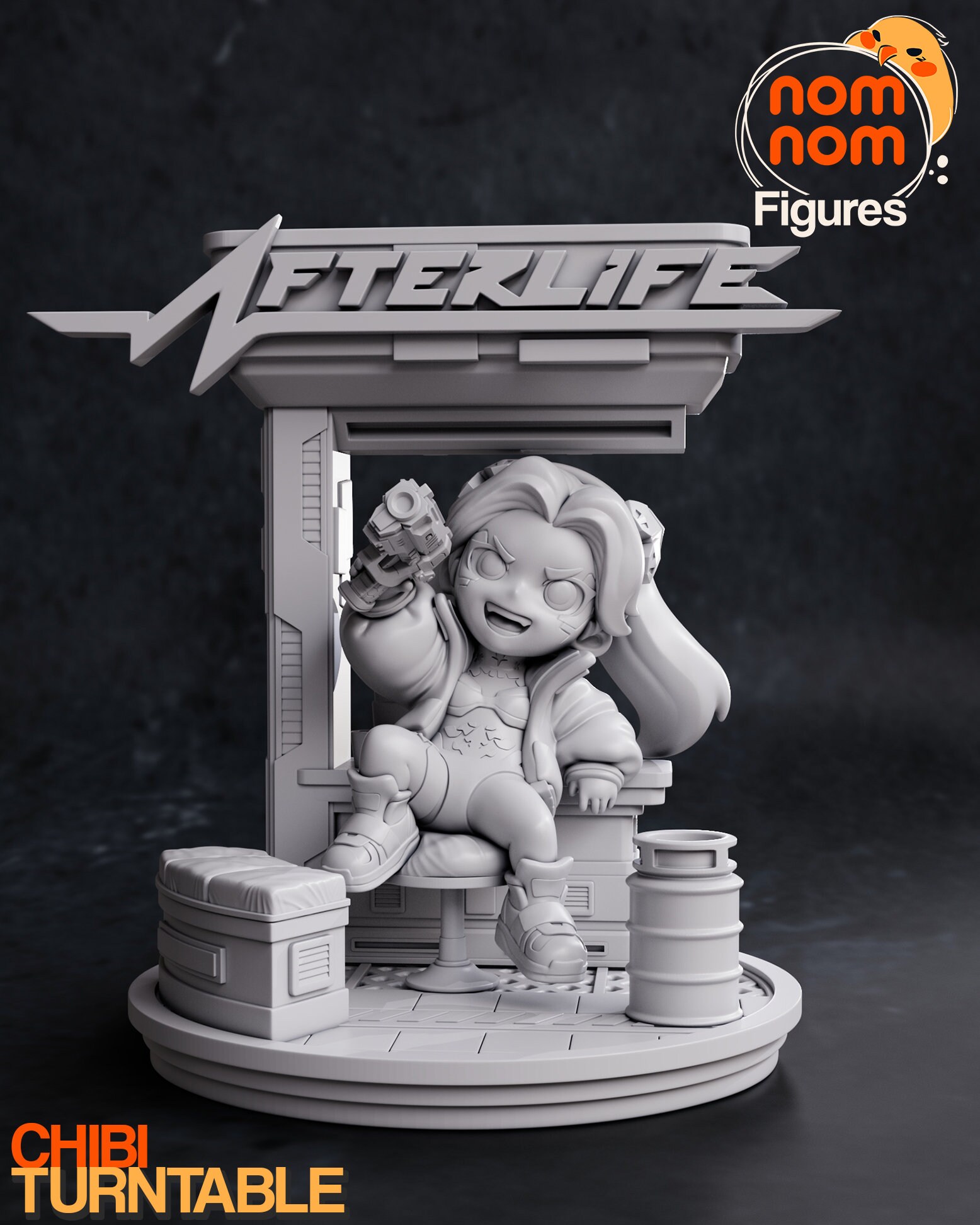 Becca chibi 3D Printed Figure, Fan Art Model Kit - Etsy