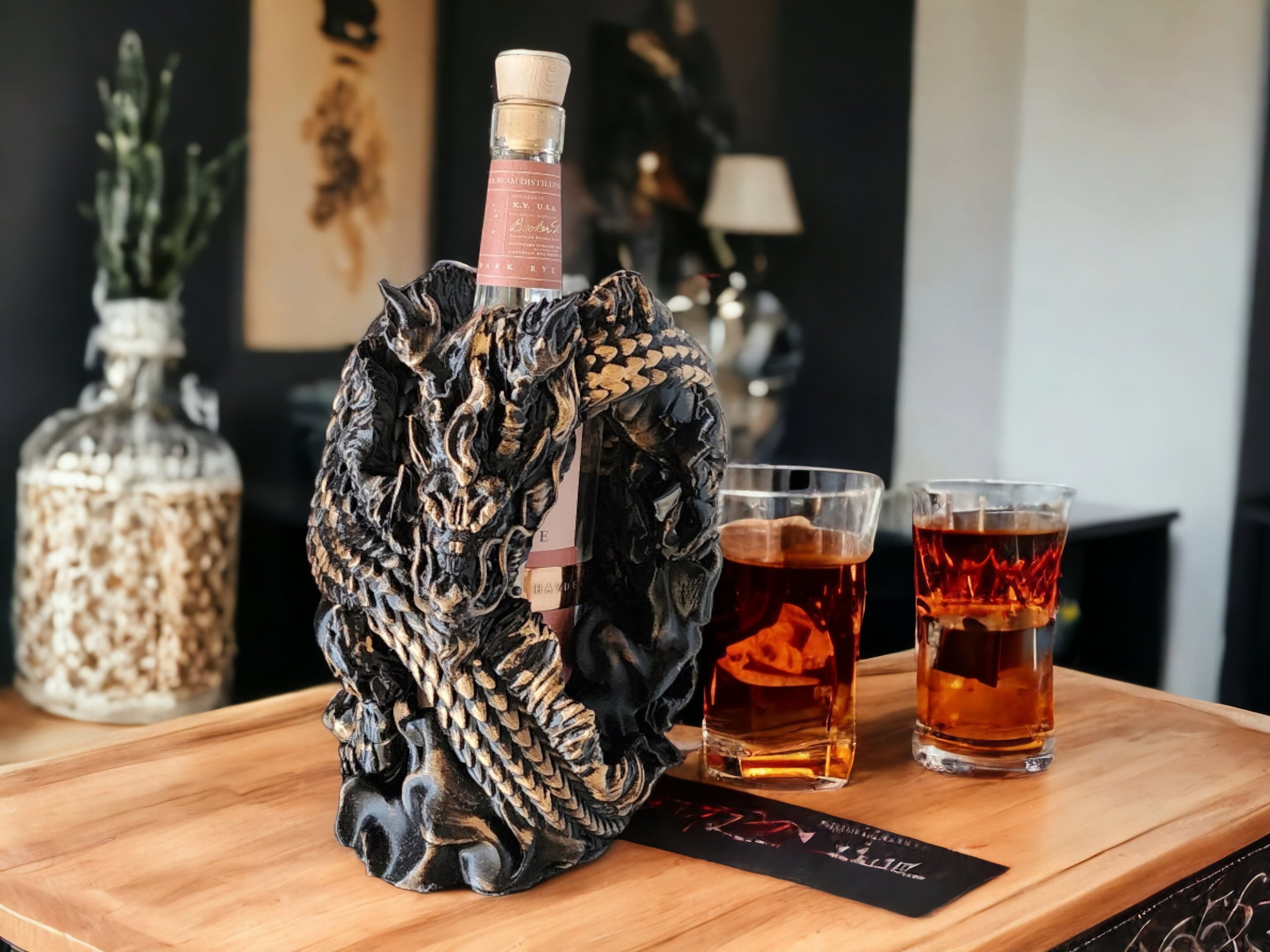 Dragon Liquor Bottle - Etsy