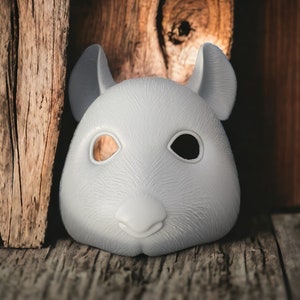 Mouse Animal Face Mask - 3D Printed Décor, Costume / Cosplay