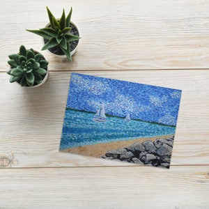 Greeting card / Sailing Greeting Card/ Blank Card