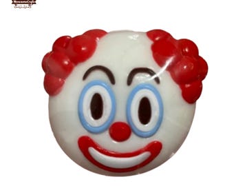 Taba, il simpatico giocattolo antistress sensoriale con la faccia da clown Kawaii, è morbido e comprimibile.