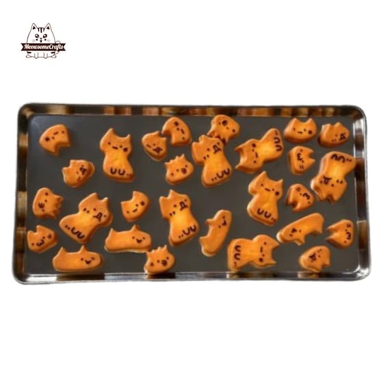 CULEB Set Anti-estrés – 2 Galletas Y 4 Patas De Gato Squishy, Juguetes Sensoriales De TPR Para Aliviar La Ansiedad