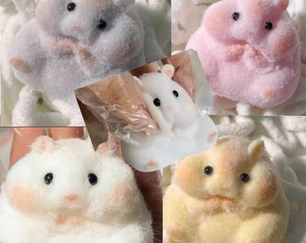 Furry Squishy Hamster Mouse Customizable Squeezable Anxiety Stress Relief Sensory Fidget Toy