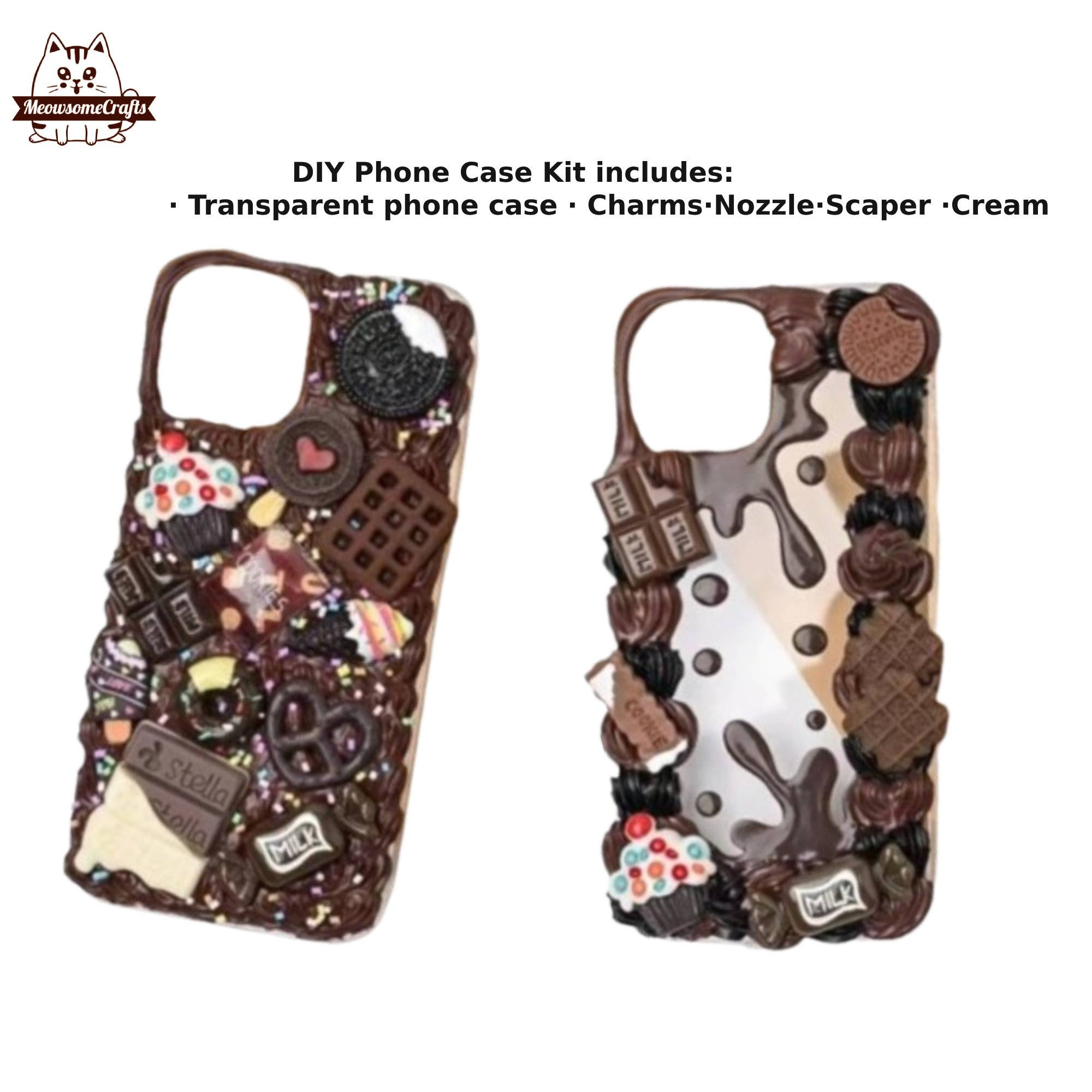 Decoden Phone Phone Cases With Charms Kitty Deco-den Case |junk Phone Case |charm Decoden Phone Phone Cases With Charms Kitty Deco-den Case |junk Phone Case |charm