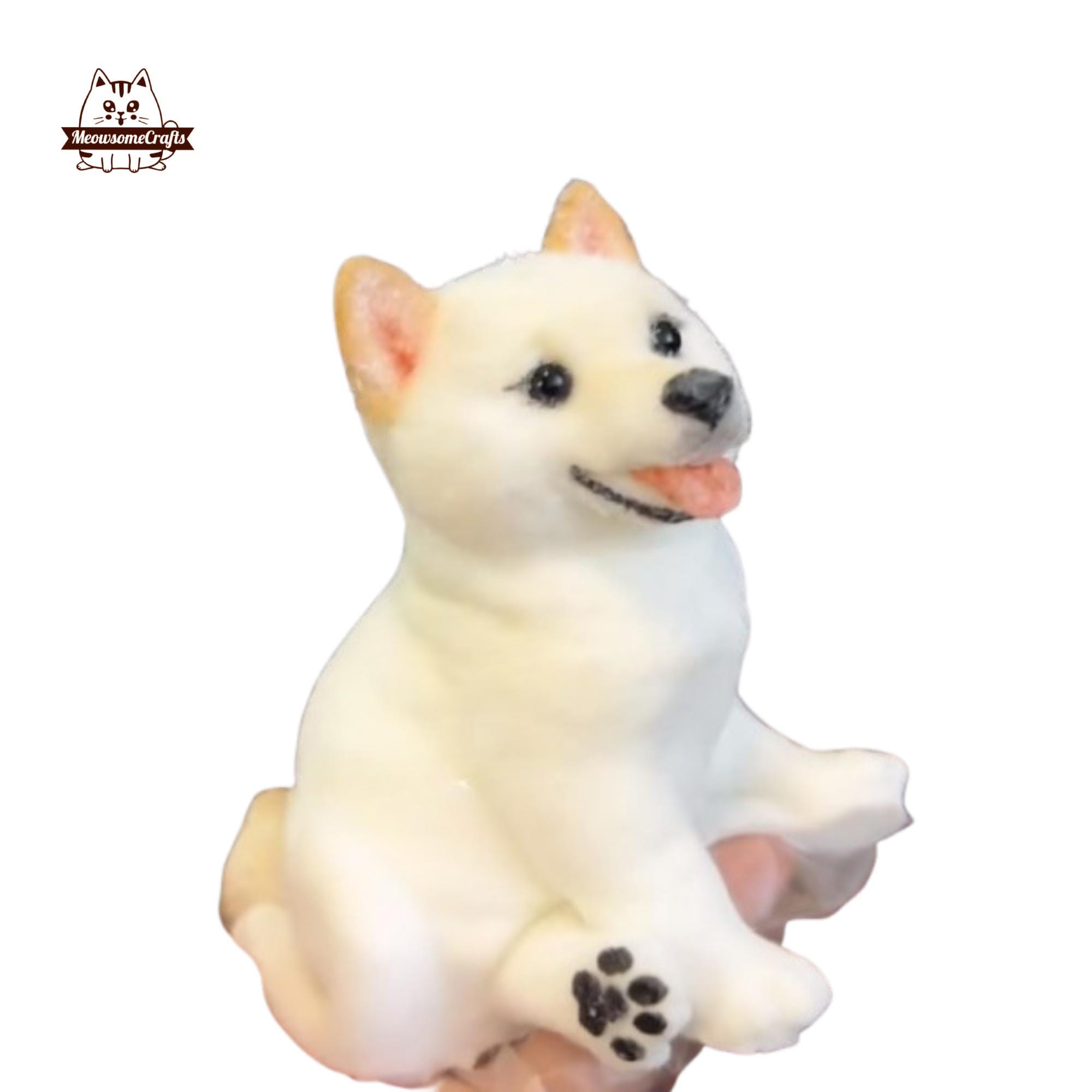 手作りのふわふわ柴犬タバ（もちもち）スクイーズで握れるストレス解消