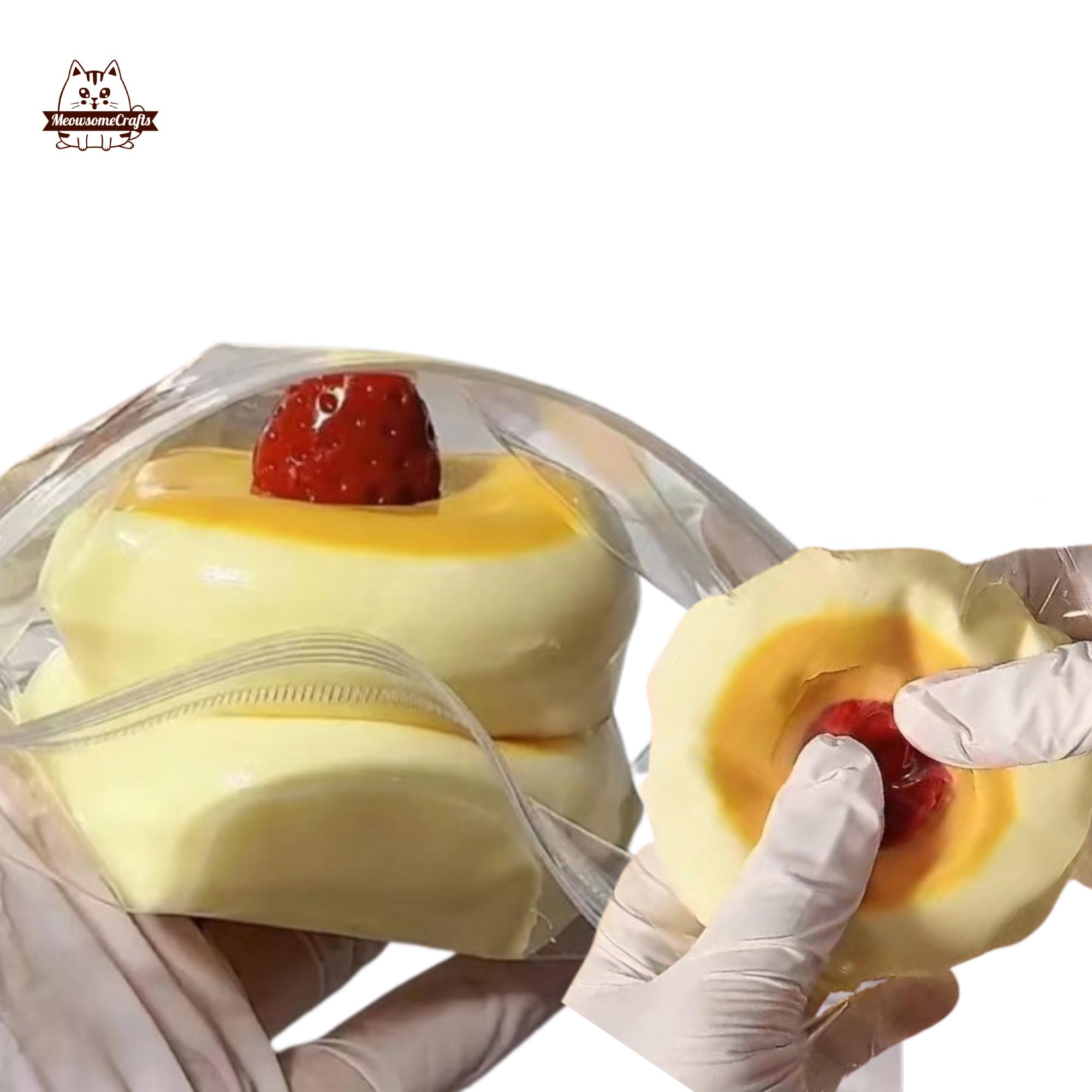 Giocattolo a Forma di Fragola, 7cm Grande Cibo Squishy