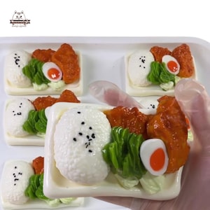 Chicken Nuggets  Egg Rice Taba Squishy Squeezable Stress Relief Sensory Fidget Toys
