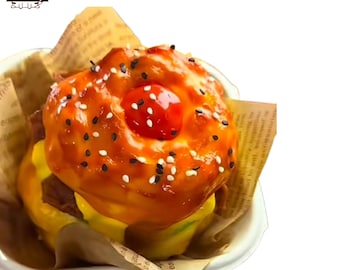 Soft Food Squishy Donut Slow Rising Squishy Squeezable Stress Relief Sensory Fidget Toy