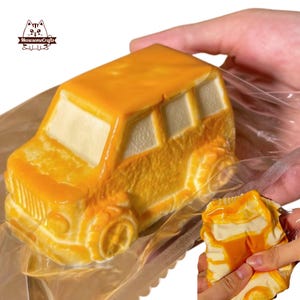 Soft Vehicle Car Taba Squishy Squeezable Stress Relief Sensory Fidget Toys