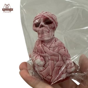 Soft Handmade Mummy Squishy Squeezable Stress Relief Sensory Silicone Fidget Toys