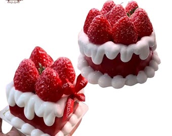 Jouet spongieux réaliste fait main aux fraises et aux fruits, gâteau à la crème, nourriture taba