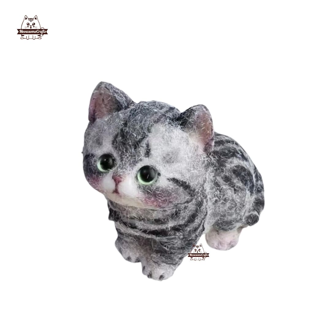 Curated visual reference: Picture Idea: Furry Striped Kitten Cat Squishy Squeezable Stress Relief Sensory