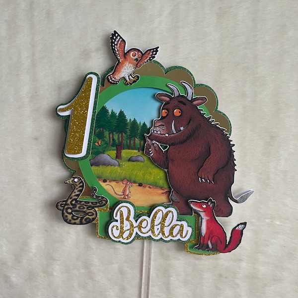 Gruffalo Cake Topper Etsy UK gruffalo-cake-topper-etsy-uk