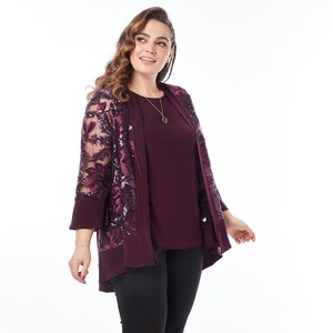 Elegant tops for evening plus size deals