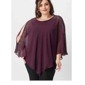 Plus size dressy blouse cheap