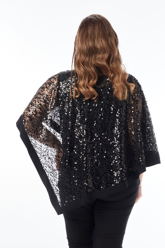 sequin tunic top plus size