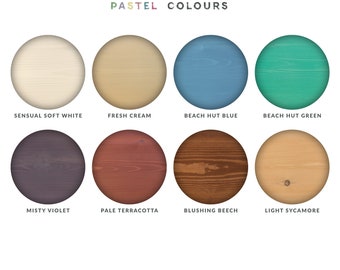 Exterior Wood Dye Stain - Pastel Colours - Littlefair's
