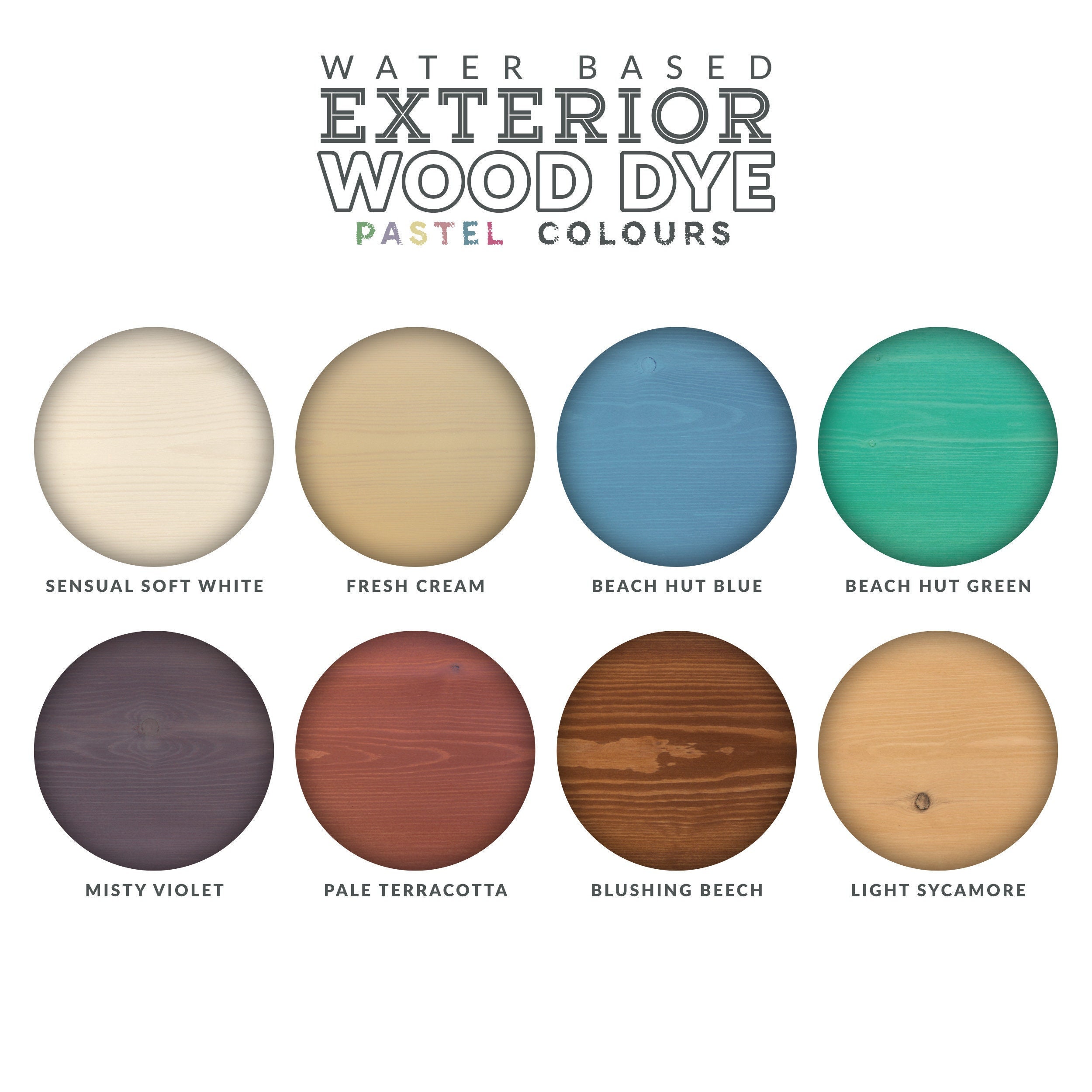 Water Based Wood Stain Dye / Wood Dye - Traditional & vibrant Colour Range