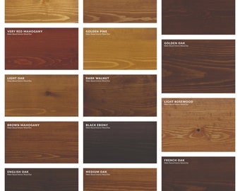 Interior Wood Stain / Dye - Very Red Mahogany Colour - Littlefair's