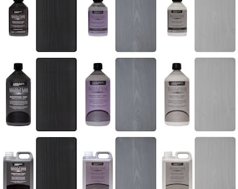 Wood Penetrating Stain Water Based For All Wood Types - Shades - Perfect for DIY, Craft Projects & Unique Furniture Finishes