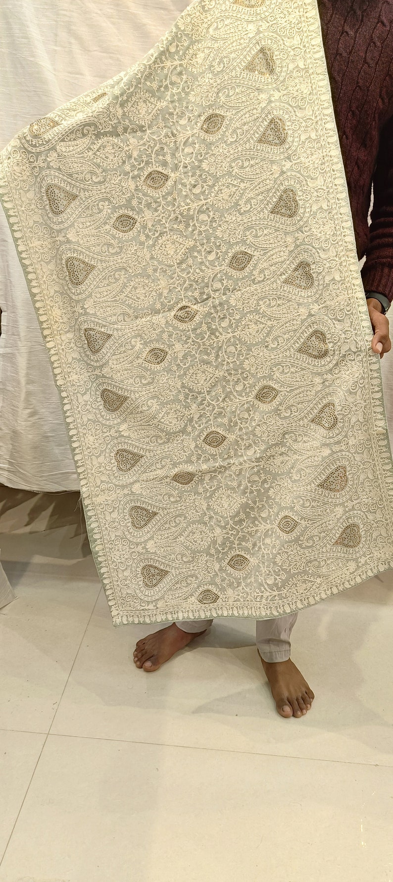 sherwani with shawl for groom