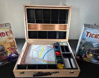 Ticket to Ride Game Storage (Including Expansions)