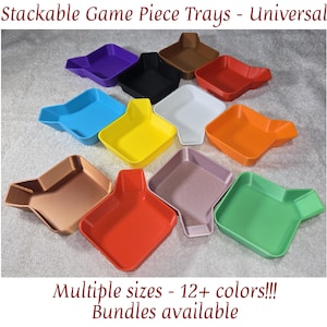 Bandejas apilables para fichas y piezas de juego - Universal
