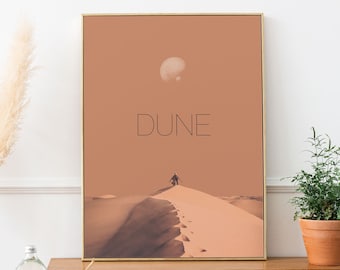Poster Inspired by DUNE | Movie Poster | Video Game Art | Wall Art Decor | Home Decor