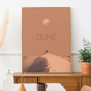 Poster Inspired by DUNE | Movie Poster | Video Game Art | Wall Art Decor | Home Decor
