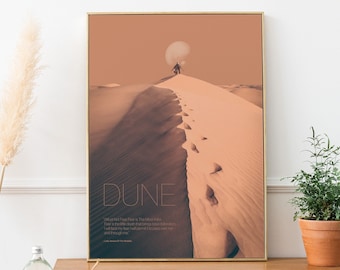 Poster Inspired by DUNE | Movie Art Print | Wall Art Decor | Home Decor