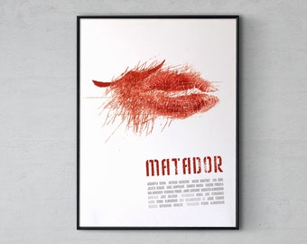 MATADOR – Movie Poster | Inspired by Pedro Almodóvar Film | Limited Edition | Movie Art Print | Wall Art