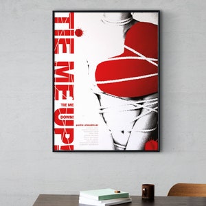 Legami! Legami! – ATAME! / Poster del film / Ispirato al film Pedro Almodóvar / Edizione limitata / Stampa artistica del film / Arte da parete