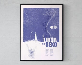 Lucía y el sexo | Movie Poster | Inspired by Julio Medem Film | Limited Edition | Movie Art Print | Wall Art