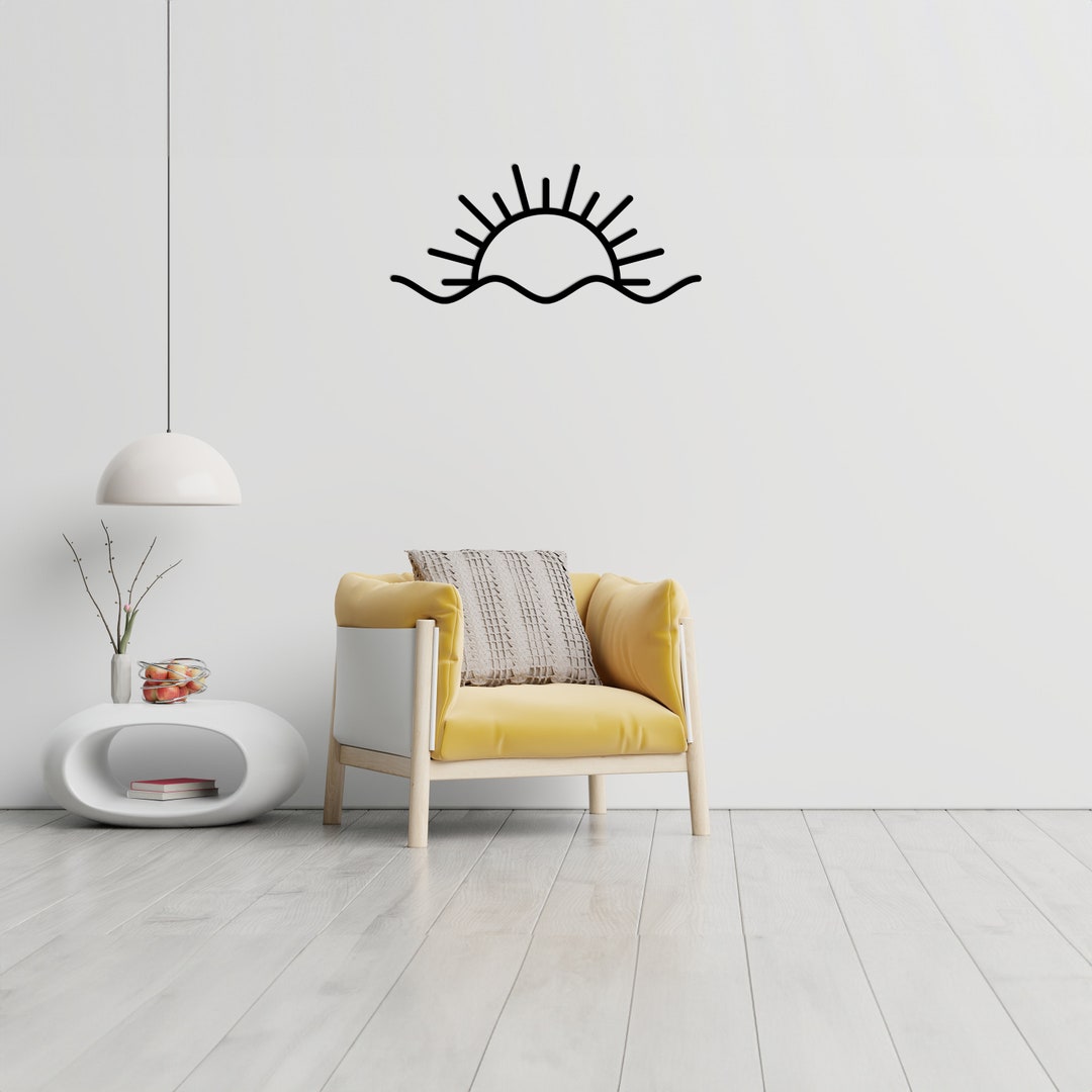 Sunrise Metal Wall Art Sun Wall Decor Metal Wall Art for Etsy