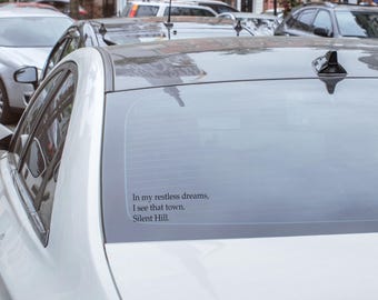 In my Restless Dreams Silent Hill Sticker