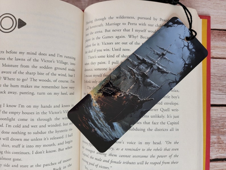 Ghost Pirate Ship Metal Bookmarks for Pirate Lovers- Handmade and ...