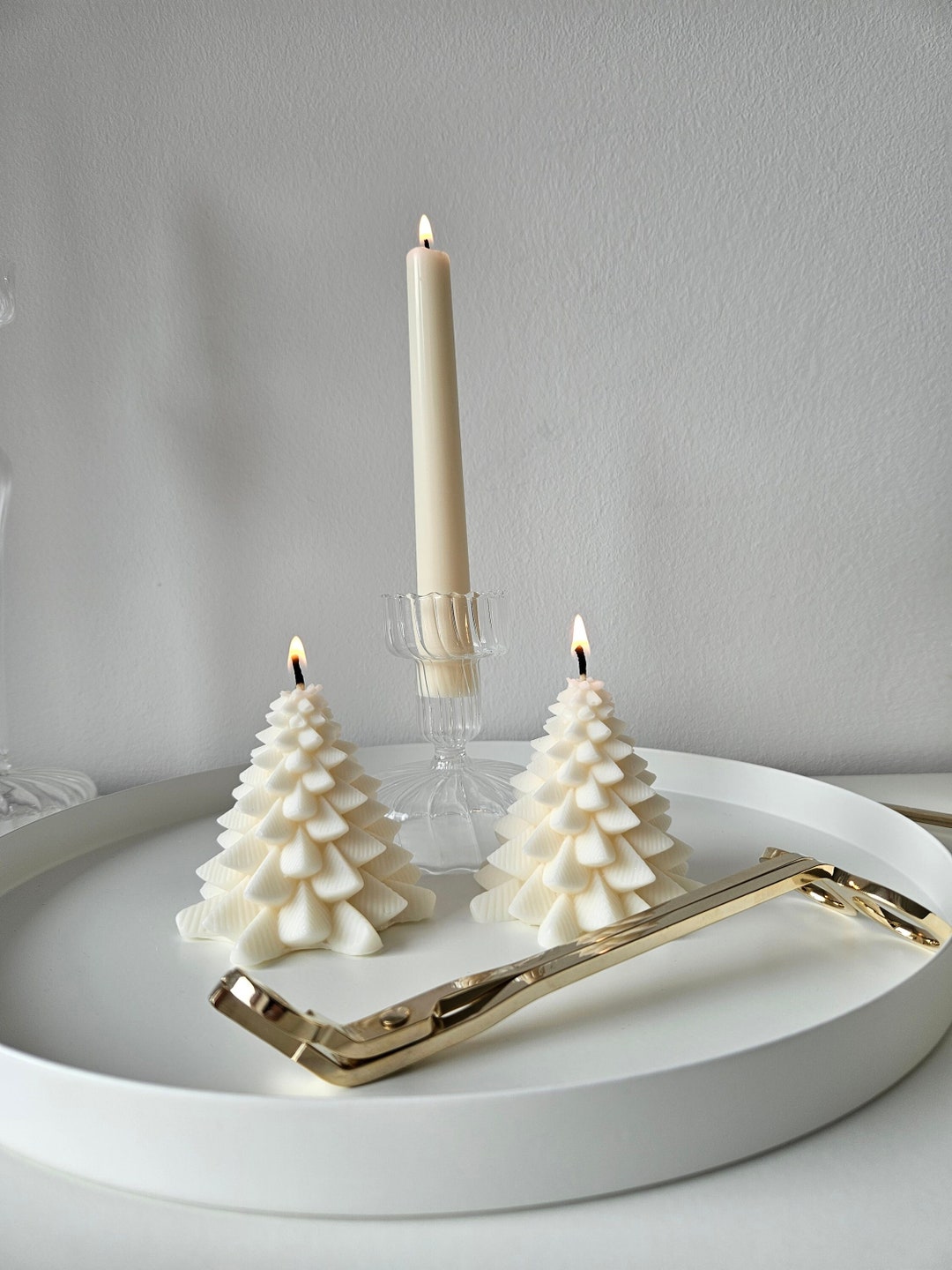 Tannenbaum Kerze Weihnachtsbaum Kerze Besondere Dekoration Etsy.de