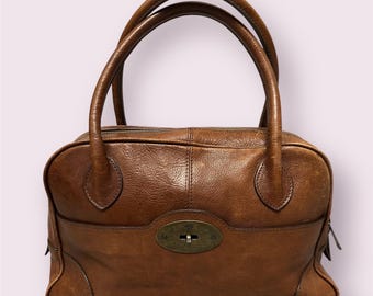 Torebka MULBERRY Rachel Vintage Brown Leather, rozmiar L