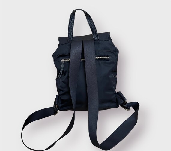 LIEBESKIND BERLIN Black Nylon/leather Womens Backpack Sz  display picture 3