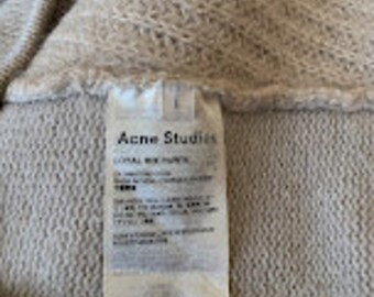 Acne Studios(Acne)(アクネストゥディオズ(アクネ)) / アクネストゥディオズ(アクネ)/セーター/LOYAL L-WOOL  PAW14/S/ウール/GRY | 古着の販売・通販ならセカンドストリート