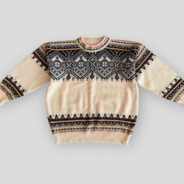 Dale Of Norway Vintage Superior Norwegian Craftsmanship Dale Classic wool Knit Sweater size L